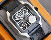 SANTOS BLACK BEZEL SKELETON