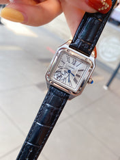 SANTOS DE CARTIE QUARTZ 28MM STEEL CASE