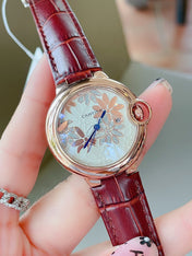 BALLON BLEU 33MM CUSTOM DIAL LEATHER STRAP