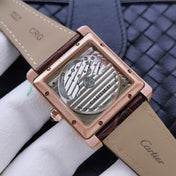 TANK MC SECOND TIME ROSE GOLD DIAMOND BEZEL
