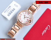 BALLON BLEU 33MM ROSE GOLD DIAMOND BEZEL