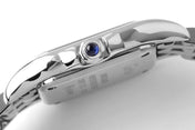 PANTHERE DE CARTIE 22MM QUARTZ STEEL WHITE DIAL