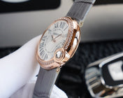 BALLON BLANC 33MM AUTOMATIC ROSE GOLD ARABIC NUMERALS
