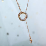 TRINITI BRACELET GOLD SILVER PINK GOLD DIAMONDS