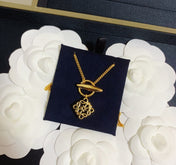 ANAGRAM PEDANT GOLD NECKLACE