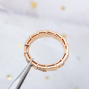 SERPENTI RING PINK GOLD  3MM