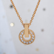 GARI NECKLACE PINK GOLD DIAMOND