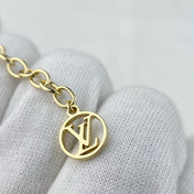 LV LOGO DOUBLE HEART BRACELET