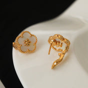 LUCKY SPRING PINK GOLD MOP EARRINGS