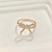 TWIST BOW RING