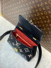 MADELEINE PINK BLACK 24 MONOGRAM EMPREINTE LEATHER