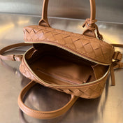 BV GETAWAY SMALL 23CM BROWN LAMBSKIN