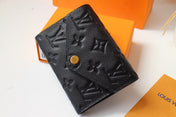 VICTORINE WALLET 12CM BLACK MONOGRAM EMPREINTE LEATHER