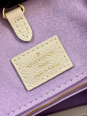 ONTHEGO 35 WHITE PURPLE MONOGRAM CANVAS
