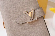 VERTICAL WALLET CAPUCINES GREY
