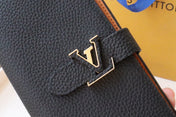 VERTICAL WALLET CAPUCINES BLACK