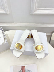 CD FOREVER HEELED 5CM WHITE