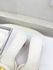 CD FOREVER HEELED 5CM WHITE