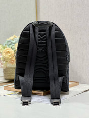 RIDER BACKPACK BLACK OBLIQUE JACQUARD