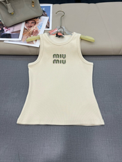 Miu Hand-beaded camisole