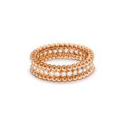 PERLEE DIAMOND PINK GOLD RING