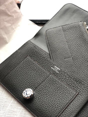 HM Dogon Wallet 20 Dark Brown Togo Shw