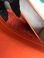 GOYA 26S ROUETTE PM TOTE BAG 30MM IN ORANGE CANVAS AND CALFSKIN