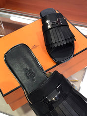 ROYAL SANDAL BLACK LAMBSKIN