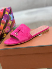 LP SUMMER CHARMS SANDALS BRIGHT PINK SUEDE
