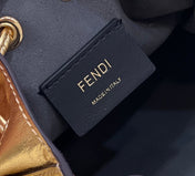 MON TRESOR 18 IN GOLD METALLIC CALFSKIN