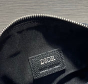 ROUND BUCKET 21 BAG IN BLACK LAMBSKIN