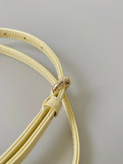 MICRO LADY 12 BAG IN LIGHT YELLOW LAMBSKIN