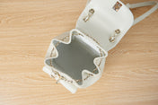 CHANEL 26S MINI BACKPACK 18 IN OFF WHITE LAMBSKIN