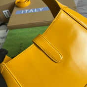 GG JACKIE SMALL 28 SHOULDER BAG IN YELLOW CALFSKIN