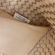 SMALL CABAT 32 IN CREAM LAMBSKIN