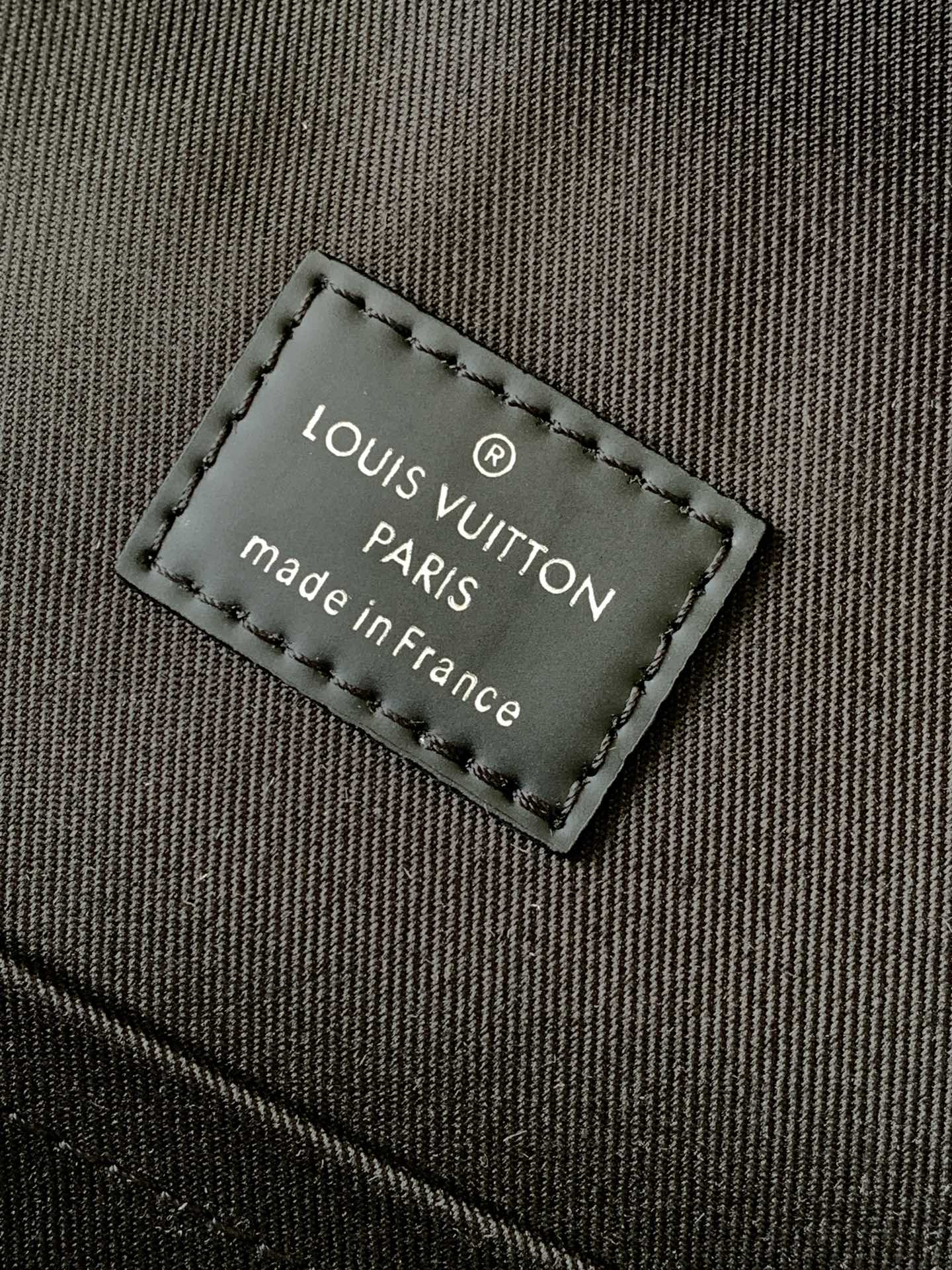 BACKPACK 40 IN BLACK MONOGRAM LAMBSKIN