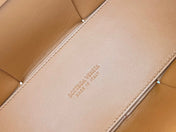 SMALL ARCO TOTE 30 IN TULIP TREE YELLOW LAMBSKIN