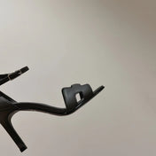 PREMIERE 105 SANDAL IN DARK GRAY CALFSKIN