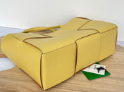 ARCO TOTE 36 IN CHENIN YELLOW CALFSKIN