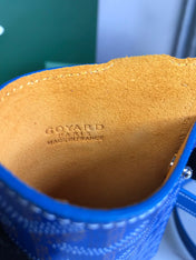 MONTMARTRE GM CASE 18 IN SAPPHIRE BLUE GOYARDINE CANVAS