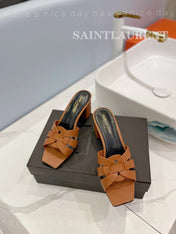 SL TRIBUTE MULES COPPER CALFSKIN