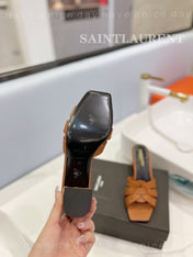SL TRIBUTE MULES COPPER CALFSKIN