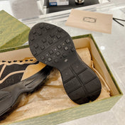 GG 100 RHYTON SNEAKER Black Caramel Brown