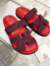 CHYPRE SANDAL CHERRY MIX JAM SUEDE