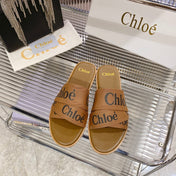 WOODY SLIPPER IN CIDER BROWN CANVAS