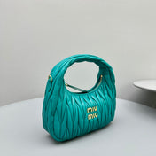 MINI HOBO 20 BAG IN TF BLUE SHEEPSKIN