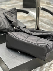 PUFFER LARGE BAG 34 IN DARK GRAY NYLON