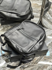 BACKPACK 37 IN ECHO GRAY CALFSKIN