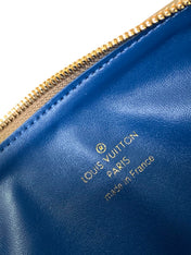 COUSSIN PM 26 IN BROWN MONOGRAM EMBOSSED LAMBSKIN GOLD HARDWARE
