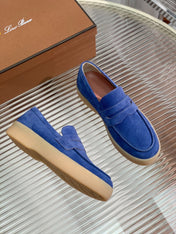 LP RETRO SUMMER WALK LOAFERS COBALT SUEDE